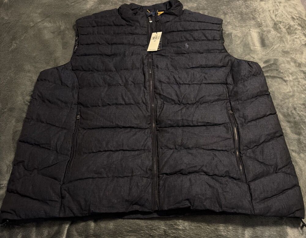 2XLT POLO RALPH LAUREN Terra Vest Insulated Navy